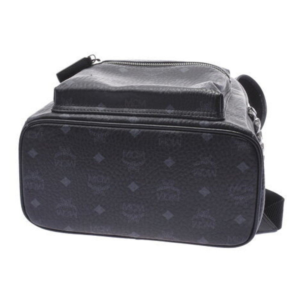 Mcm Backpack Mini Side Studs Black Leather Rucksa… - image 4